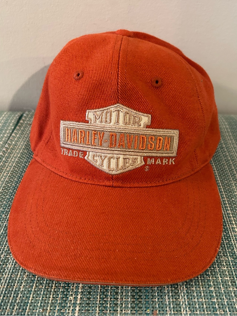 Harley-Davidson Baseball Cap with Embroidered Patch